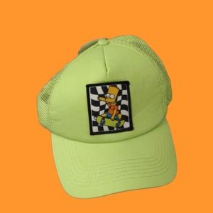 NEW Bart Simpson Trucker Neon Hat The Simpsons Unisex